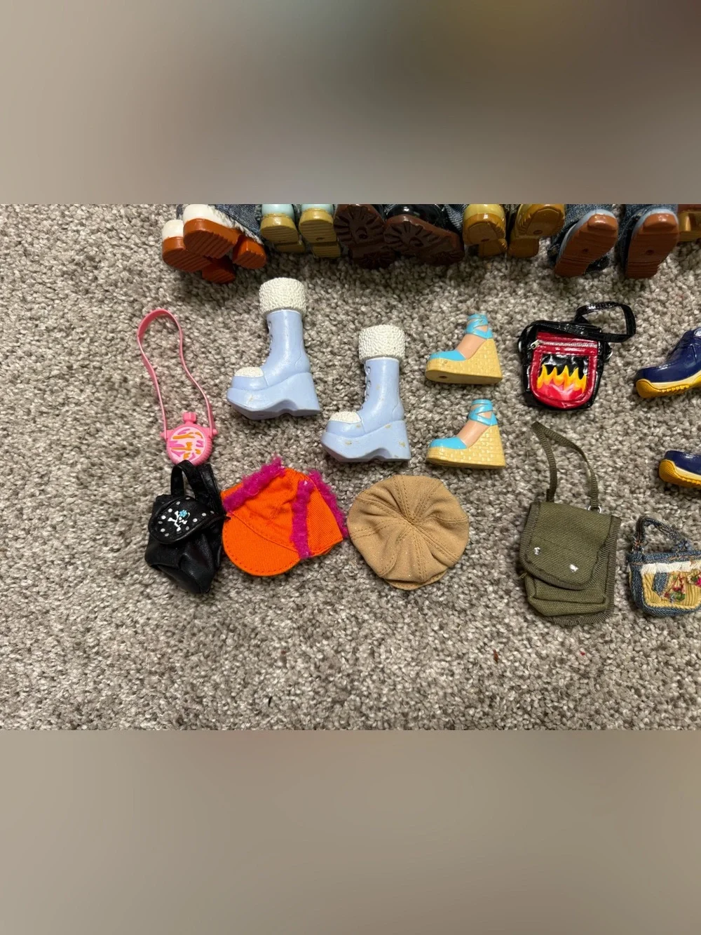 Vintage Bratz Doll Lot Y2K 15 Dolls 3 Boys Clothes Shoes Accessories 102 Pc Lot